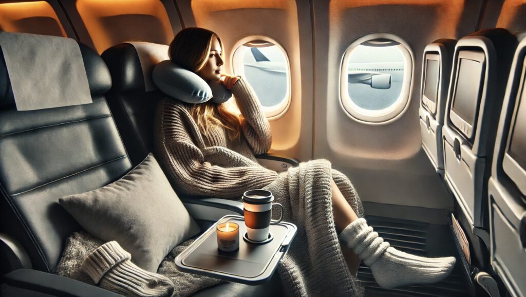飛行機内の寒さ対策のコツ