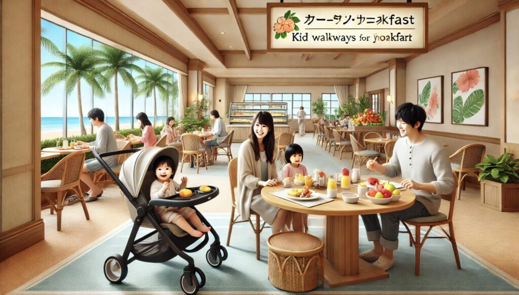 子連れにも安心の朝食環境