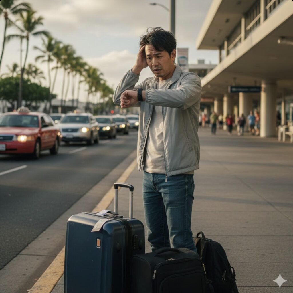 ホノルルトランジットの4時間で外に出る際のリスク