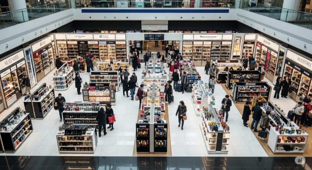 関西国際空港のヴィトン免税店