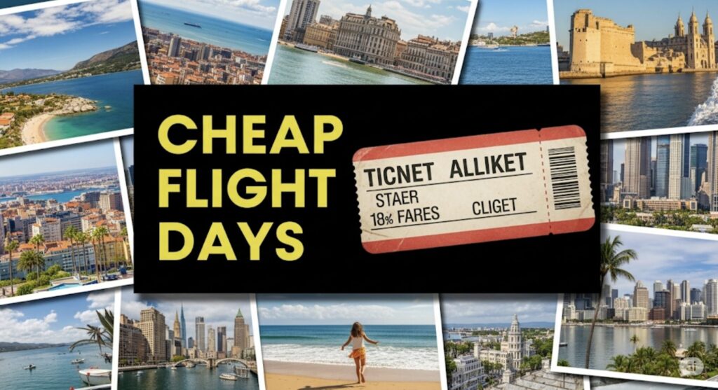 航空券の価格と安くなる曜日