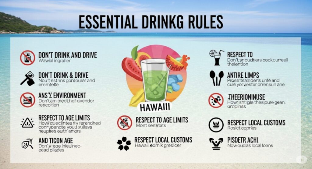 ハワイでやっちゃいけないこと、飲酒ルール