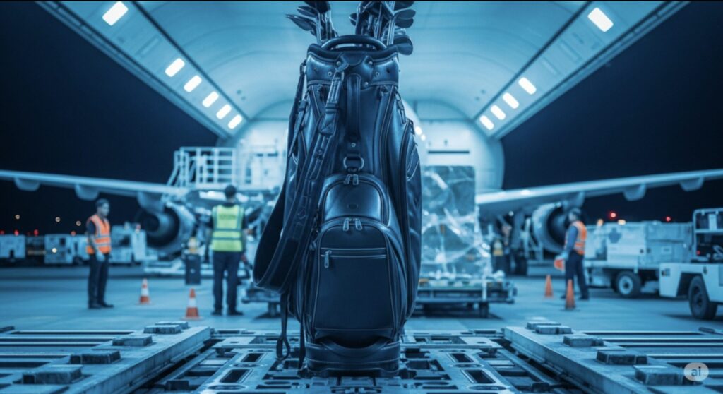 ゴルフバッグを飛行機で郵送できますか?