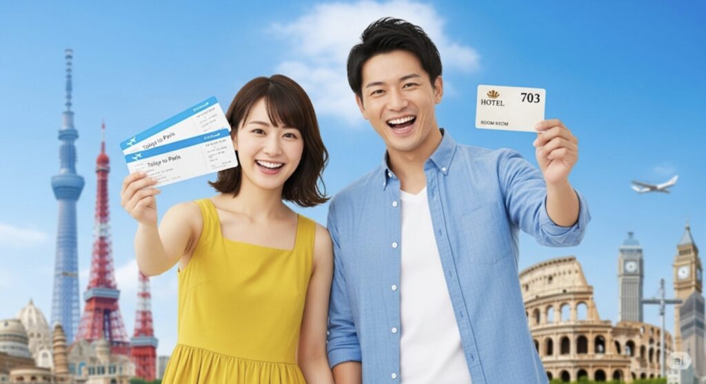 航空券とホテルのセット予約で割引