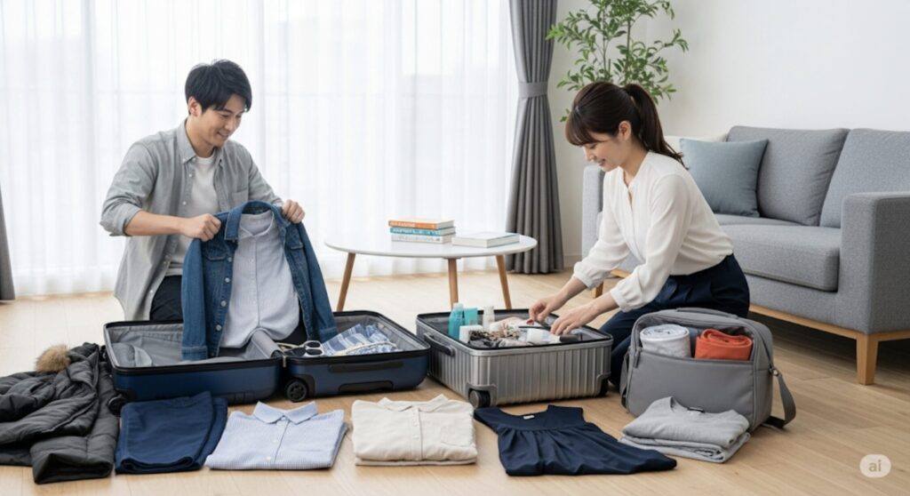日数別で考えるスーツケース容量