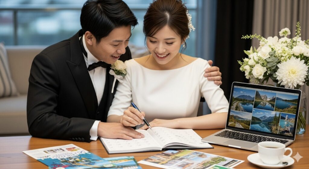 結婚式から新婚旅行までの期間は?