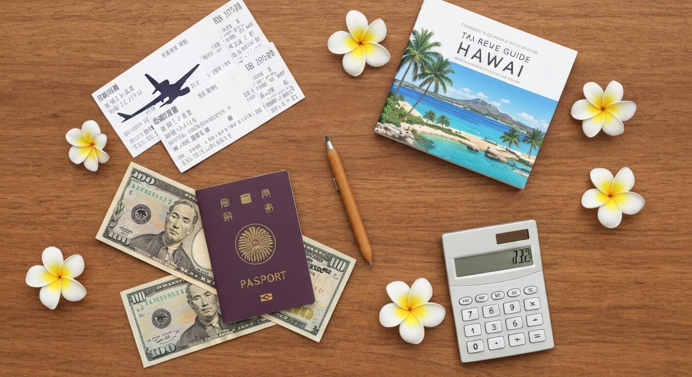 GWハワイ旅行の費用 チケットと通貨