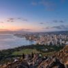 ダイヤモンドヘッドからのワイキキ絶景パノラマ