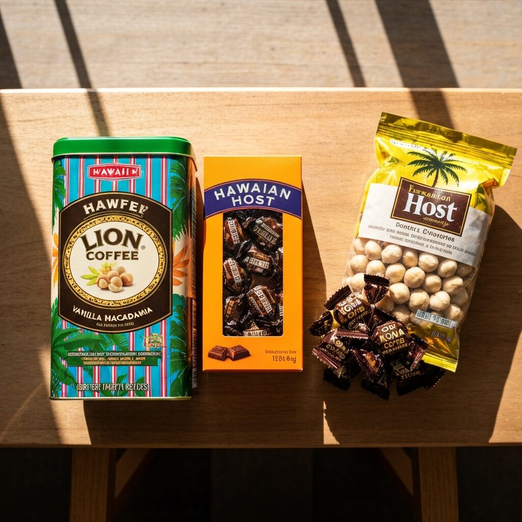 ハワイスーパーのお土産 フラットレイ